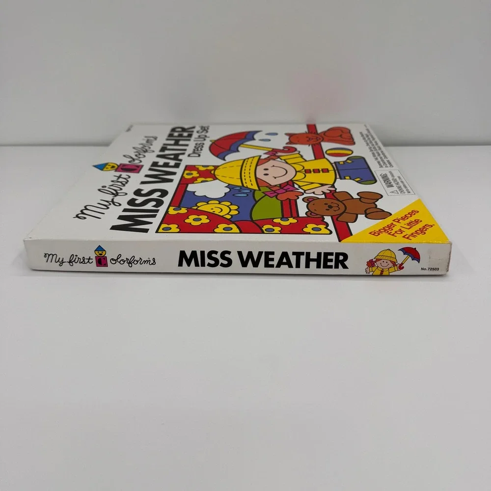 Vintage My First Colorforms COMPLETE Miss‎ Weather Dress Up Set Ages 3-6 2011